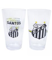 Jg 2 Copos De Vidro 475ml Santos