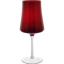 Jg.2 Taças p/Água em Vidro Latour Vermelha 560ml Home &amp Co