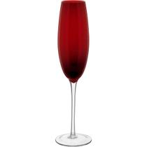 JG 2PÇ TAÇAS CHAMPANHE HOME&CO OPUS VIDRO 230ml 26x6x6cm VERMELHO