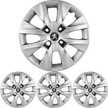 JG 4 Calota 207 TODOS Aro 14 Prata Metálico +Emblema JG 4 Calota 207 TODOS Aro 14 Prata Metálico +Emblema