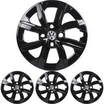 JG 4 Calota Gol G7 2019 2020 Aro 14 Preto Brilhante com Emblema JG 4 Calota Gol G7 2019 2020 Aro 14 Preto Brilhante com Emblema