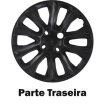 JG 4 Calota Punto 2015 16 TODOS Aro 15 Prata Metálico com Emblema JG 4 Calota Punto 2015 16 TODOS Aro 15 Prata Metálico com Emblema