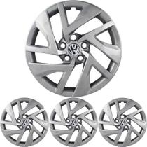 JG 4 Calota Virtus 2023 24 25 Aro 15 Prata Metálico com Emblema