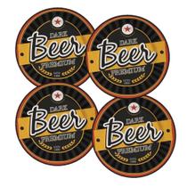 Jg 4 Pratos Sobremesa Cerâmica Alleanza Beer Preto 2ª Linha Jg 4 Pratos Sobremesa Cerâmica Alleanza Beer Preto 2ª Linha