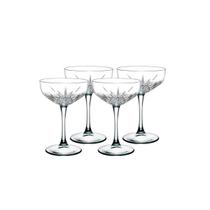 Jg.4 Taças p/Champagne Vintage Vidro Transp.Timeless 255ml