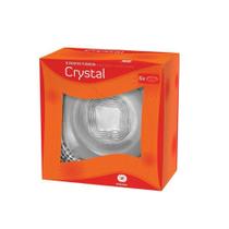 Jg 6 Pratos fundos em vidro 21,5cm Crystal- Wheaton