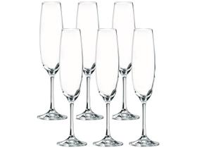 Jg 6 tacas champanhe milvus 250ml h26,5cm bohemia Jg 6 tacas champanhe milvus 250ml h26,5cm bohemia