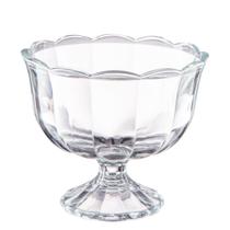 Jg.6 Taças de Vidro Sobremesa Peach Transpar.410ml Hauskraft