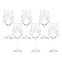 Jg.6 Taças p/Agua em Cristal Tulipa Optic Transparente 550ml Jg.6 Taças p/Agua em Cristal Tulipa Optic Transparente 550ml