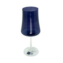 Jg.6 Taças p/Agua em Cristal Xtra Azul Noturno 560ml Bohemia