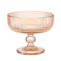 Jg.6 Taças p/Sobremesa de Vidro Cameratta Âmbar 310ml