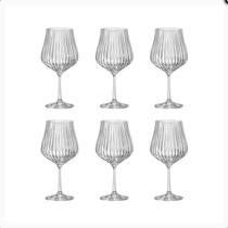 Jg.6 Taças p/Vinho em Cristal Tulipa Optic Transpar.450ml Jg.6 Taças p/Vinho em Cristal Tulipa Optic Transpar.450ml