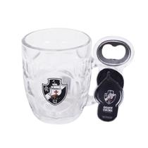 Jg Abridor De Garrafas Com Caneca De Vidro 280ml - Vasco