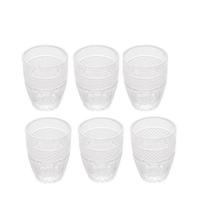 jg c/6 Copo p/ Shot 65ml de Vidro Alto Relevo - Lyor