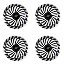 Jg calota 13 twister preta crome celta corsa prisma classic