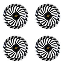 Jg calota 13 twister preta crome celta corsa prisma classic