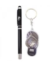 Jg Caneta Metal Touch Screen Chaveiro Chinelo - Vasco