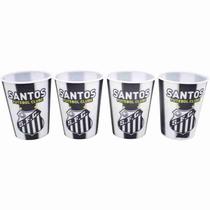 Jg. Com 4 Copos 3D 400ml - Santos Jg. Com 4 Copos 3D 400ml - Santos
