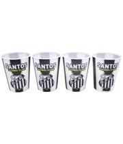 Jg. Com 4 Copos 3D 400ml Santos