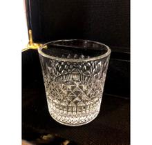 Jg Copos Whisky Cristal Grosso Lapidados Nobres