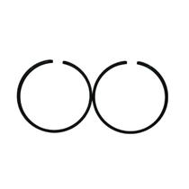 Jg de Anéis do Pistão Para Perfurador BFG520 Buffalo 4957