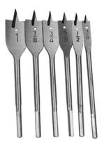 Jg de brocas chata 6pcs titanium 4665