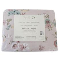 Jg de Cama Casal Plum Essencial 180 fios 100%Algodão 4Peças - Camesa