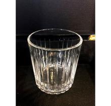 Jg de Copos Whisky Cristal Grosso Finos Lapidados Verticais