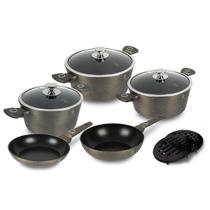 Jg De Panelas Verde + Acessórios 10 Pcs Jg De Panelas Verde + Acessórios 10 Pcs