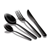 Jg De Talheres Inox Preto 16 Pcs Jg De Talheres Inox Preto 16 Pcs