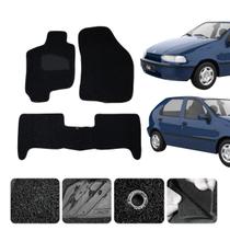 Jg De Tapete Capacho Palio 1996 97 98 a 09 10 2011 Impermeável 3 Pçs Sob Medida Premium Cor Preta