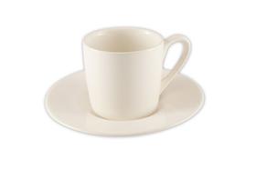 Jg de Xícaras de Café em Porcelana 90ml 12pçs Liso - Hauskraft