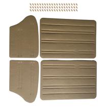 Jg Forro Porta Diant Tras Bege Fusca 1978 ATÉ 1996 + Grampos Jg Forro Porta Diant Tras Bege Fusca 1978 ATÉ 1996 + Grampos