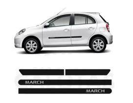 Jg guarn. nissan march pto c/4pcs c/nome - injetado Jg guarn. nissan march pto c/4pcs c/nome - injetado