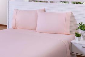 Jg Lençol 4 Peças 108 X 198 X 30 Viúva 100% Algodão 180 Fios