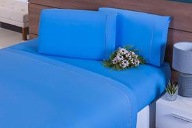 Jg Lençol Viúva 3peça 120x200x35 100%algodão 200fio Jg Lençol Viúva 3peça 120x200x35 100%algodão 200fio