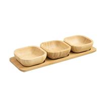 Jg petisqueira bambus 4pcs 33 x 10 cm ntcs home style