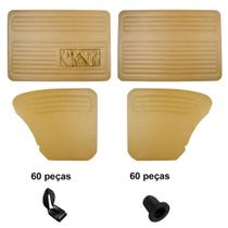 Jg revest de porta fusca .../77 c/ bolsa caramelo + 60 0024869 60 0024868 7000-cr