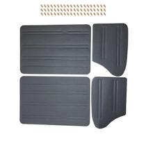 Jg revestimento porta diant/tras/portamalas fusca 78/... itamar courvim cinza + 60 p19-a 7002-kc