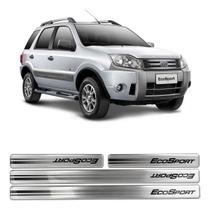 Jg soleira resinada aço escovado ford ecosport até 2011 4 pç Jg soleira resinada aço escovado ford ecosport até 2011 4 pç