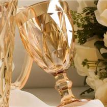 Jg. tacas de vidro milbali c/6pcs 320ml ambar