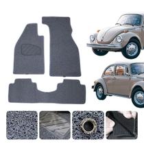 Jg Tapete Carro Fusca TODOS MODELOS Capacho Luxo Impermeável Linha robusta Cor Cinza Jg Tapete Carro Fusca TODOS MODELOS Capacho Luxo Impermeável Linha robusta Cor Cinza