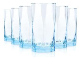 Jgde Copos de Vidro Texas Azul 320ml Design Moderno e Sofisticação com Alta Durabilidade - praticasa