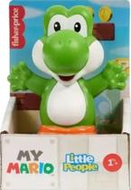 JHG64 LITTLE PEOPLE NINTENDO MARIO BROS BONECO YOSHI JHG69 mattel