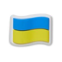 Jibbitz bandeira ucrânia unico