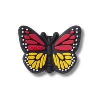 Jibbitz Borboleta Preta e Vermelha Único Jibbitz Borboleta Preta e Vermelha Único
