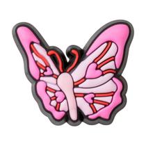 Jibbitz borboleta rosa unico unico