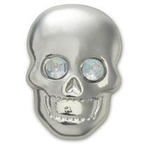 Jibbitz caveira prata unico Jibbitz caveira prata unico