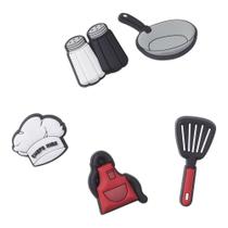 Jibbitz charm chef 5 pack unico