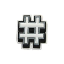 Jibbitz charm hashtag unico Jibbitz charm hashtag unico